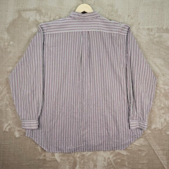 Ralph Lauren Classic Fit Dress Shirt Striped Men's Size 3XB Big Man Long Sleeve - Picture 2 of 10